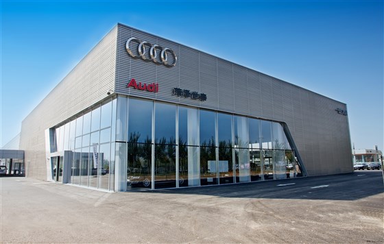 4s店玻璃幕墻 4s店玻璃幕墻